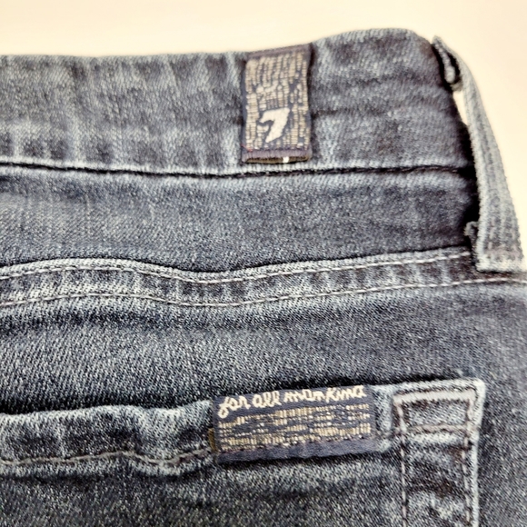 7 For All Mankind 'A' Pocket Jeans Sz 30~Actual 31×29.5~Boot Cut Embellish - Picture 7 of 10